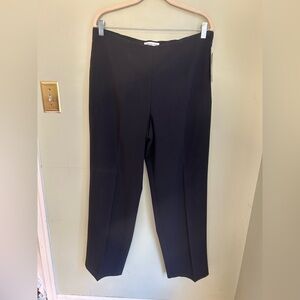 NWT Coldwater Creek Holly Pants Straight Leg in Black Size 16. Year round wear.